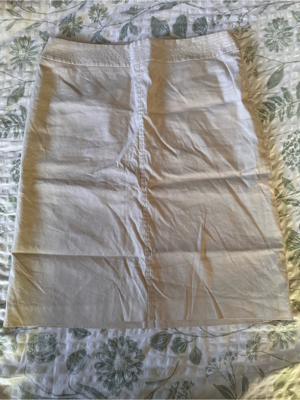 Banana Republic Linen Stretch Midi Skirt